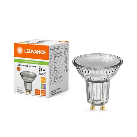 LEDVANCE LED PAR16 80 120° DIM P 7W 927 GU10 4099854241901