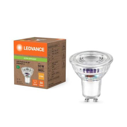LEDVANCE LED PAR16 50 36°  třída A S 2W 827 GU10 4099854245251