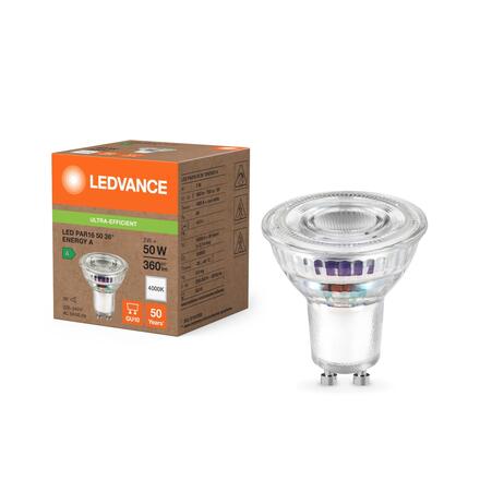 LEDVANCE LED PAR16 50 36°  třída A S 2W 840 GU10 4099854245275