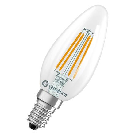 LEDVANCE LED Classic B 40 Filament třída A S 2.2W 827 čirá E14 4099854255267