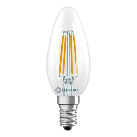 LEDVANCE LED Classic B 40 Filament třída A S 2.2W 827 čirá E14 4099854255267