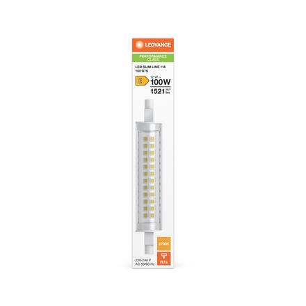 LEDVANCE LED Slim Line 118 100 300° P 12W 827 čirá R7s 4099854267680