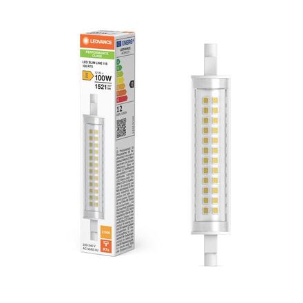 LEDVANCE LED Slim Line 118 100 300° P 12W 827 čirá R7s 4099854267680