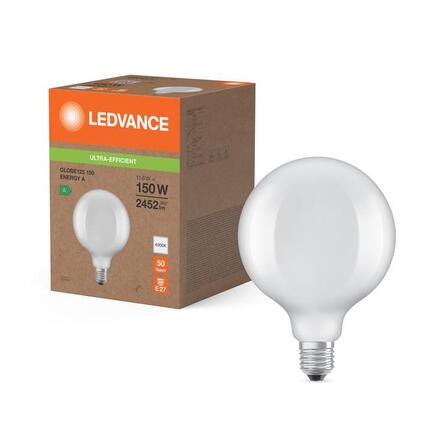 LEDVANCE LED Classic Globe 125 150 Filament třída A S 11.6W 840 matná E27 4099854280337