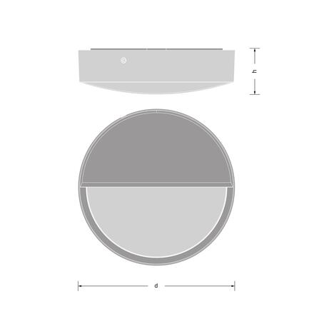 LEDVANCE BLKH RD  Eyelid 250 BK 4099854286759