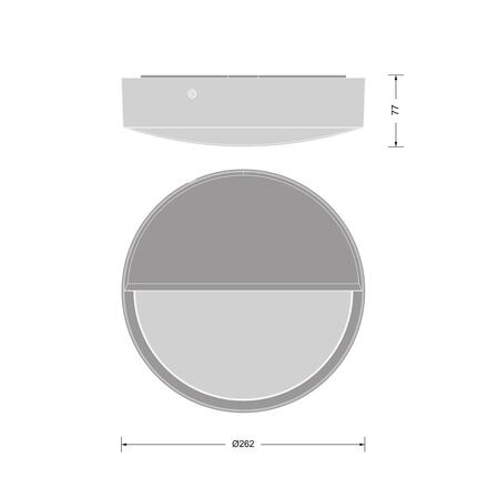 LEDVANCE BLKH RD  Eyelid 250 BK 4099854286759