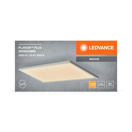 LEDVANCE LED stropní svítidlo Planon Plus 300x600mm 22W 830 bílé 4099854291142