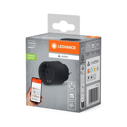LEDVANCE SMART+ MATTER zásuvka EU černé 4099854295218