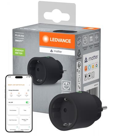 LEDVANCE SMART+ MATTER zásuvka EU černé 4099854295218