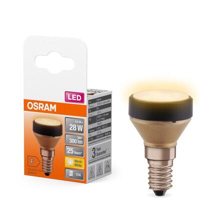 LEDVANCE LED žárovka STAR FLAT 3,5 W 220-240 V E14 2700 K matná