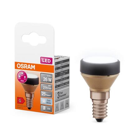 LEDVANCE LED žárovka STAR FLAT 3,5 W E14 4000 K stmívatelná