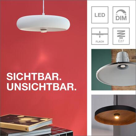 LEDVANCE LED žárovka STAR FLAT 4,5 W E27 2700 K stmívatelná