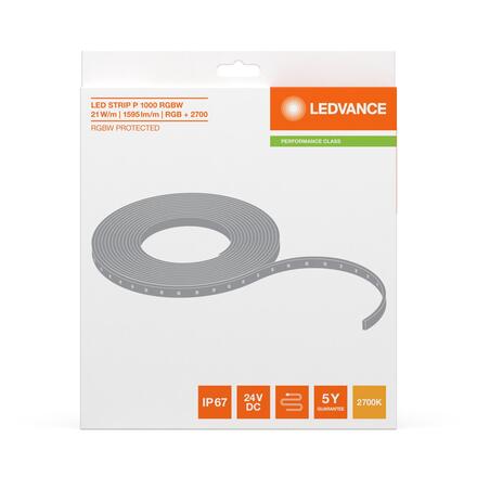 LEDVANCE LED pásek LS P 1000 RGBW 106 W 24 V DC 2700 K stmívatelný IP67