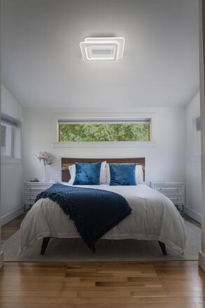 LEDVANCE LED stropní svítidlo s ventilátorem Grill Square 55W CCT bílé 4099854397677