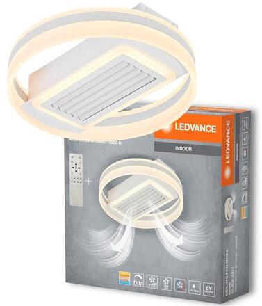 LEDVANCE LED stropní svítidlo s ventilátorem Grill Ring 55W CCT bílé 4099854397691