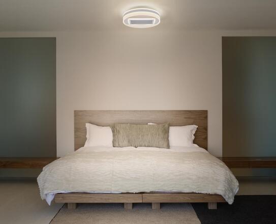 LEDVANCE LED stropní svítidlo s ventilátorem Grill Ring 55W CCT bílé 4099854397691