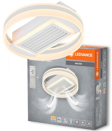 LEDVANCE LED stropní svítidlo s ventilátorem Grill Ring 55W CCT bílé 4099854397691