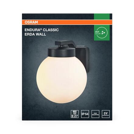 LEDVANCE venkovní nástěnné svítidlo Endura Classic Erda E27 220-240 V IP54