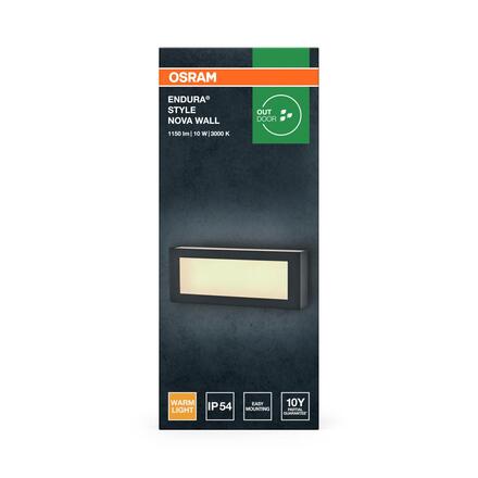 LEDVANCE venkovní nástěnné svítidlo Endura Style Nova 10 W 220-240 V 3000 K IP54