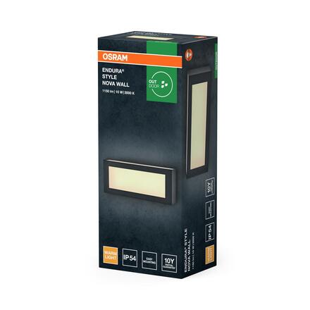 LEDVANCE venkovní nástěnné svítidlo Endura Style Nova 10 W 220-240 V 3000 K IP54