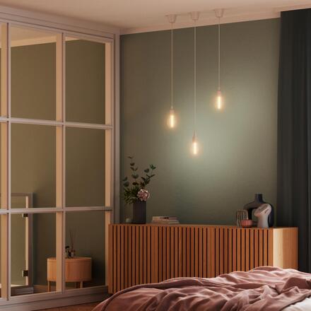 LEDVANCE závěsné svítidlo Vintage 1906 PenduLum Bell E27 220-240 V bílé