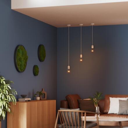 LEDVANCE závěsné svítidlo Vintage 1906 PenduLum Round E27 220-240 V bílá