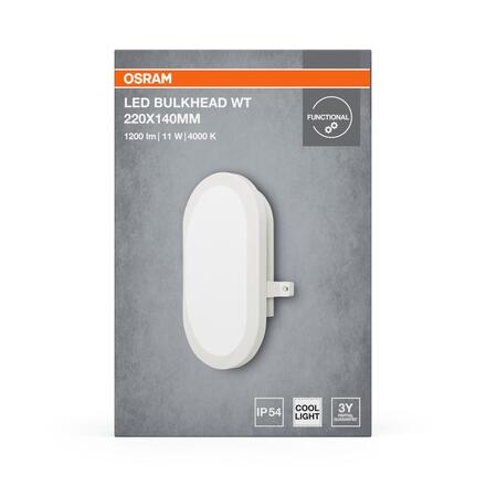LEDVANCE LED nástěnné svítidlo Bulkhead 11 W 4000 K IP54