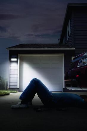 LEDVANCE solární LED reflektor ENDURA Flood Double Sensor 2,9 W 380 lm 3000 K stmívatelný s čidlem