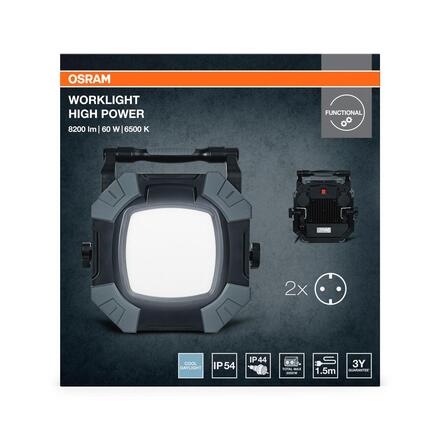 LEDVANCE LED pracovní reflektor Worklight Value 60 W 220-240 V 6500 K stmívatelný IP54