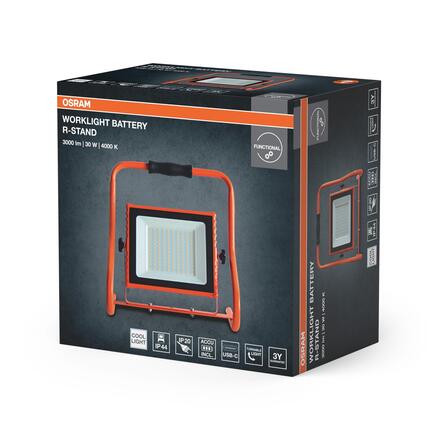 LEDVANCE LED pracovní reflektor R-Stand 30 W 4000 K akumulátorový