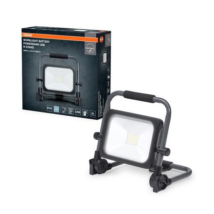 LEDVANCE LED pracovní reflektor Worklight Value Battery 30 W 5 V 6500 K stmívatelný IP54