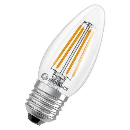 LEDVANCE LED Classic B 40 Filament DIM P 3.4W 827 čirá E27 4099854439001