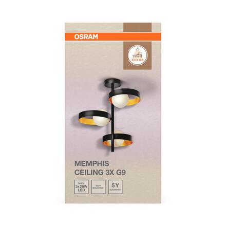 LEDVANCE stropní svítidlo Decor Memphis 3x G9 220-240 V