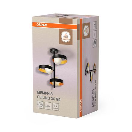 LEDVANCE stropní svítidlo Decor Memphis 3x G9 220-240 V