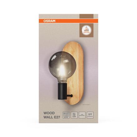 LEDVANCE nástěnné svítidlo Decor Wood E27 220-240 V