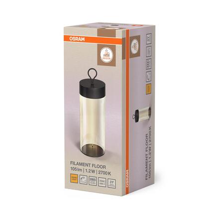 LEDVANCE dekorativní stojací svítidlo Decor Filament 1,2 W 5 V stmívatelné USB 2700 K
