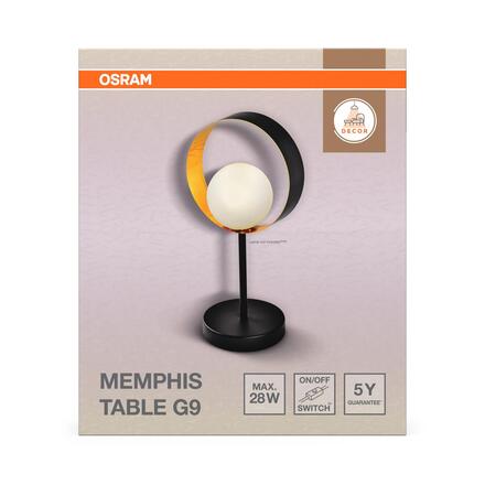 LEDVANCE stolní lampa Decor Memphis G9 220-240 V
