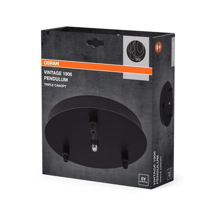 LEDVANCE stropní rozeta Vintage 1906 PenduLum Triple Canopy Round 220-240 V