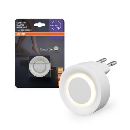 LEDVANCE noční LED svítidlo Lunetta Backlight Ellipse 0,31 W 3000 K senzor PIR