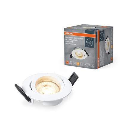 LEDVANCE vestavné LED svítidlo Spotlight Set 4,3 W GU10 220-240 V 2700 K bílé