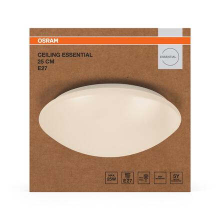 LEDVANCE stropní svítidlo Essential 250mm E27 220-240 V