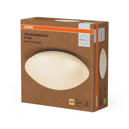 LEDVANCE stropní svítidlo Essential 250 mm 13 W 3000 K 220-240 V