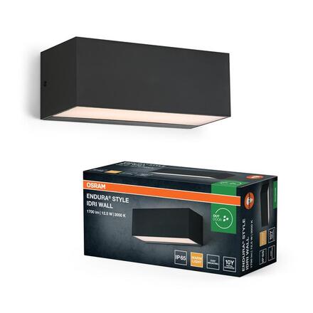 LEDVANCE venkovní nástěnné svítidlo Endura Style Idri 12,5 W 220-240 V 3000 K IP65