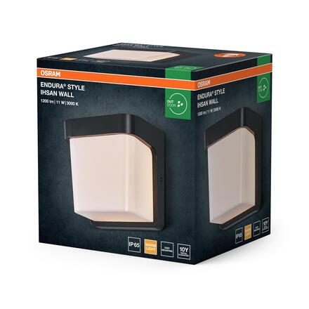 LEDVANCE venkovní nástěnné svítidlo Endura Style Ihsan 11 W 220-240 V 3000 K IP65