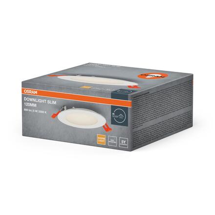LEDVANCE vestavné LED svítidlo Downlight Slim 120 mm 8 W 3000 K 220-240 V