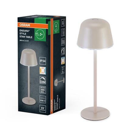 LEDVANCE stolní LED lampa Endura Style Table CCT USB 2,5 W 5 V stmívatelná