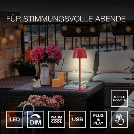 LEDVANCE stolní LED lampa Endura Style Table CCT USB 2,5 W 5 V stmívatelná