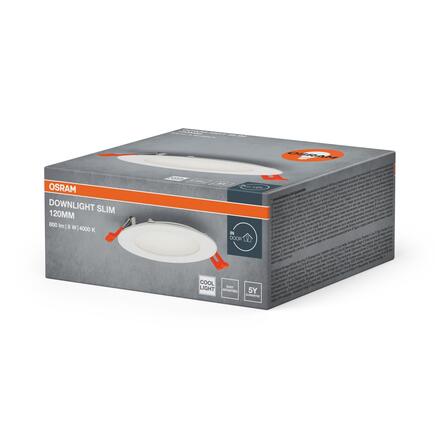 LEDVANCE vestavné LED svítidlo Downlight Slim 120 mm 8 W 4000 K 220-240 V