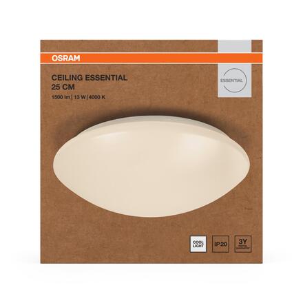 LEDVANCE stropní svítidlo Ceiling Essential 250 mm 13 W 4000 K 220-240 V