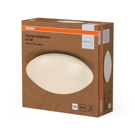 LEDVANCE stropní svítidlo Ceiling Essential 250 mm 13 W 4000 K 220-240 V